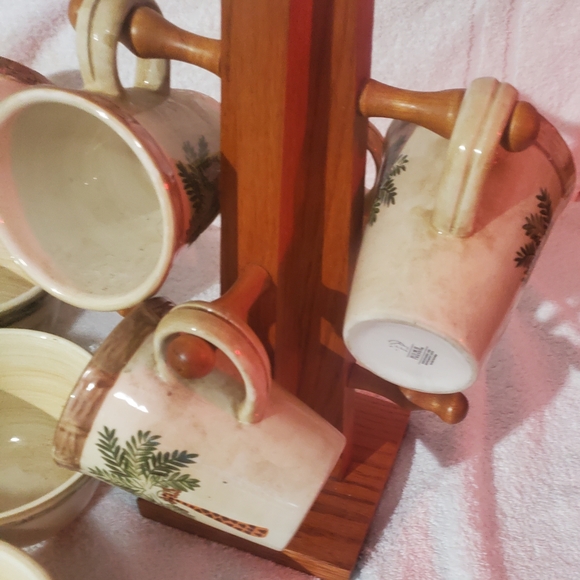 Home Trends Dishware Plam Tree Set               16 Piece Set - Picture 3 of 5